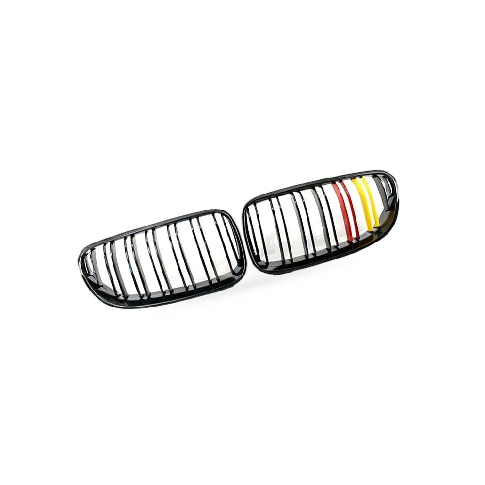Dual Line Tri-Color Front Grille for BMW 3 Series E92 E93 (2010–2014)