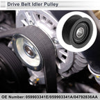 Drive Belt Idler Pulley for Chevrolet Cobalt (2005–2007) 059903341E Plastic