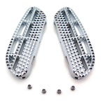 Dominator Leaf Passenger Floorboard Chrome Knob for Harley Touring (1993–2008)