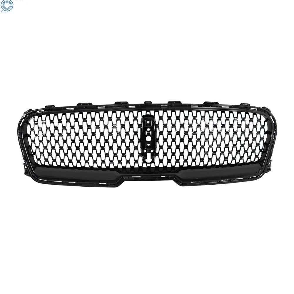 Front Grille for Lincoln Continental (2017-2020) Gloss Black with Camera Hole