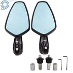 7/8" Handle Bar End Rearview Side Mirrors for Yamaha Honda (Universal)