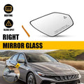 Right Side Heated Mirror Glass with Blind Spot for Hyundai Elantra (2021–2025)