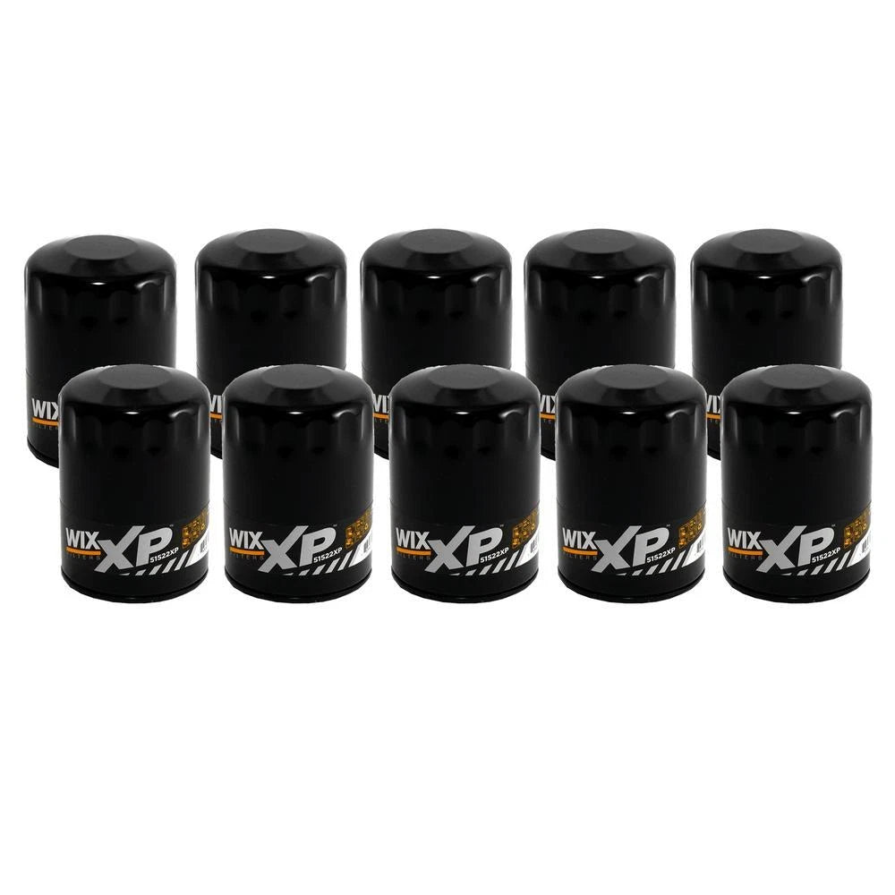 Set of 10 Wix 51522XP Engine Oil Filters for (Spin-On)