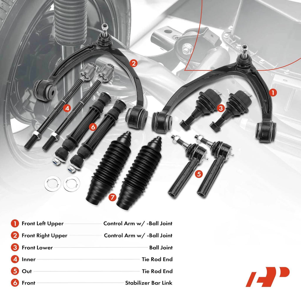 Set of 12 Front Upper Control Arm Ball Joints for Chevy Cadillac GMC