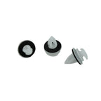 Fastener Clips 100pcs White With Seal Ring Fender Replacement Rivets for Car