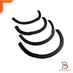 8pcs 3" Slim Matte Black Fender Flares for Isuzu MU-X MUX (2021-2024)