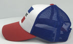 Padded Mesh Cap with Mopar Emblem for Red White Blue Dodge Charger (2015–2023)