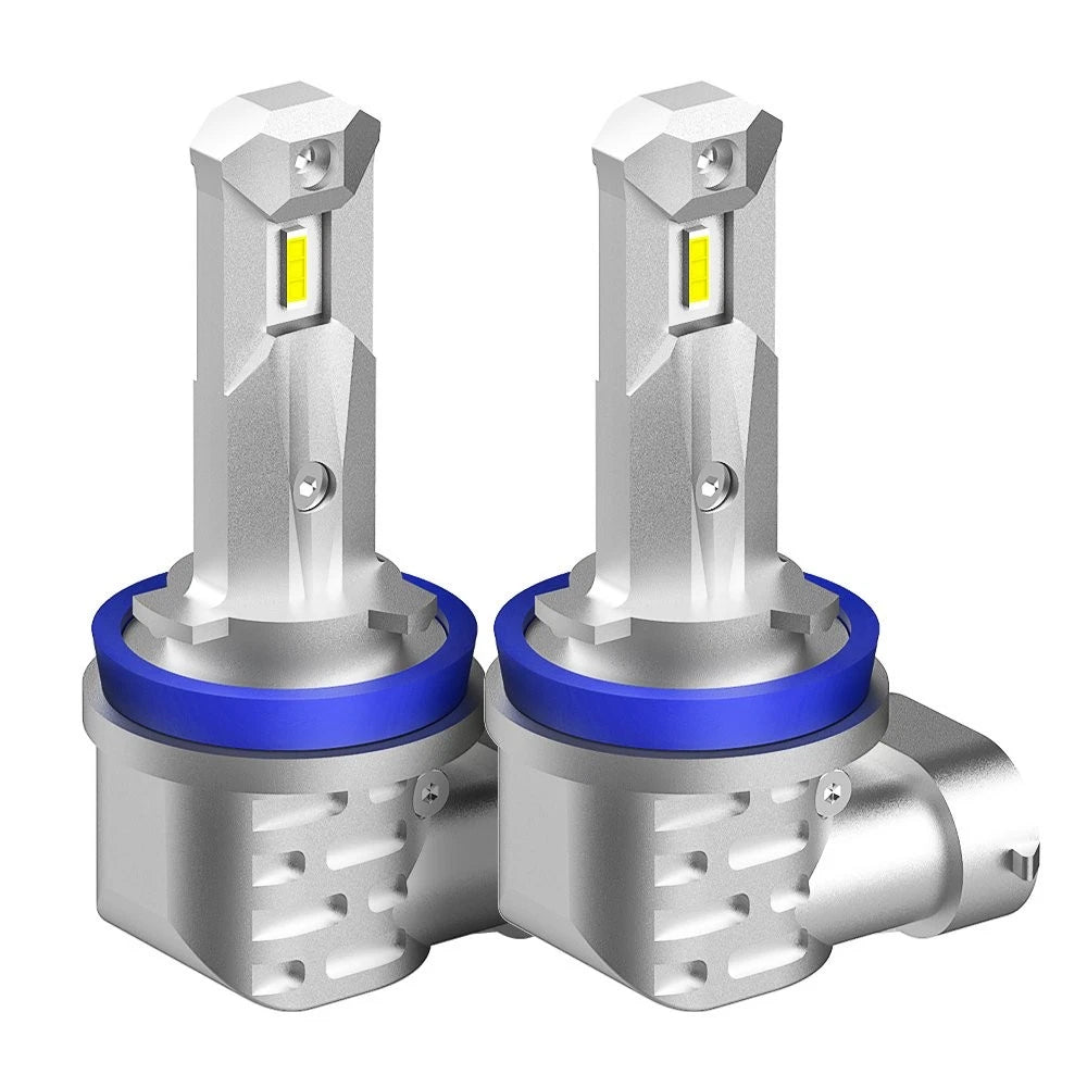 Set of 2 H11 LED Fog Light Bulbs 200W 6000K for