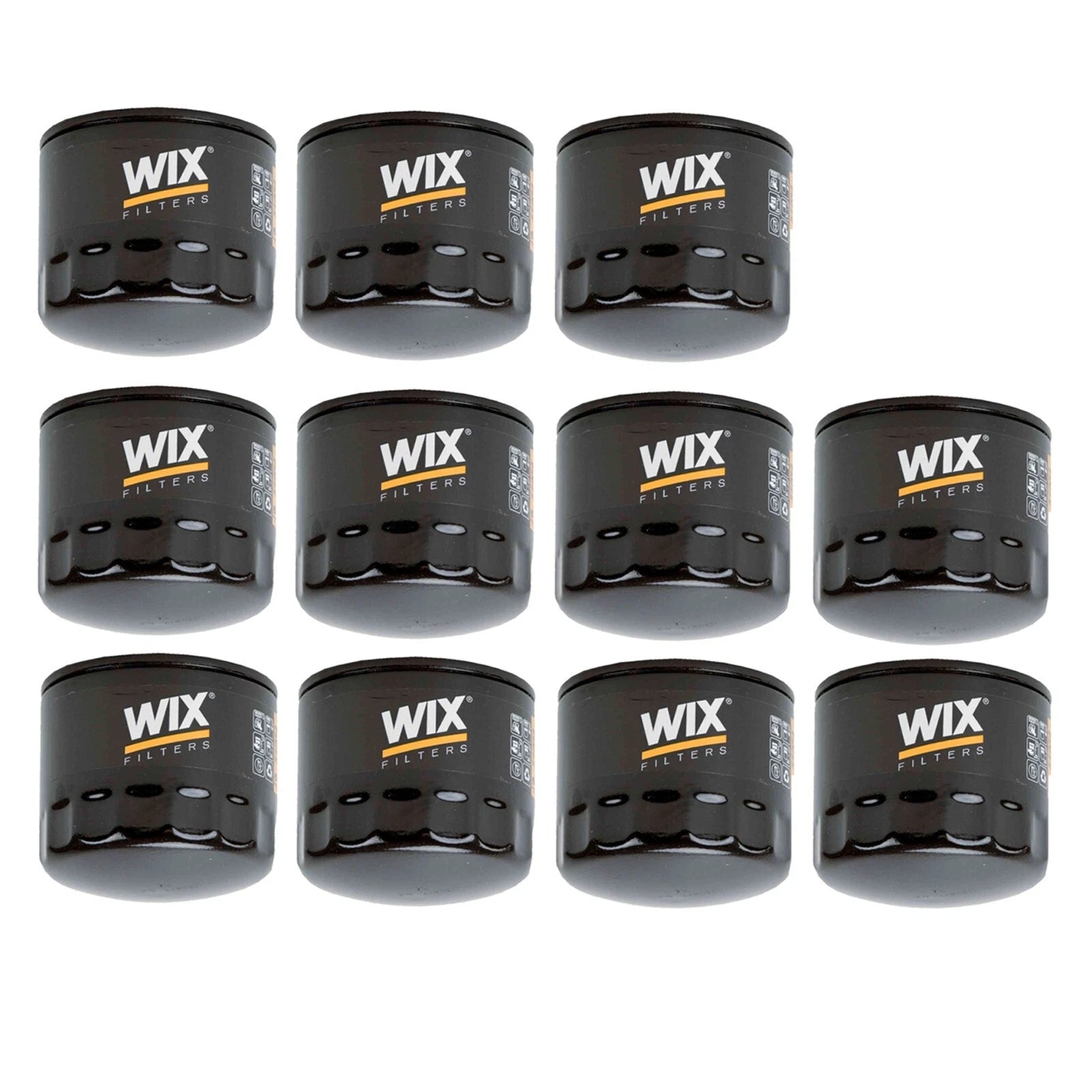 Set of 11 Engine Oil Filters for WIX (Spin-On)