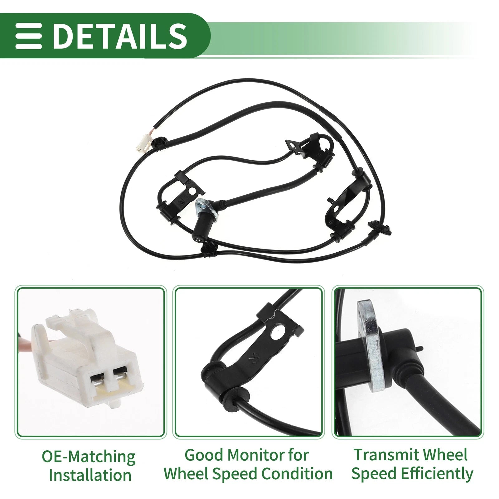 ABS Wheel Speed Sensor Kit No.4670A359 for Mitsubishi Eclipse (1995–1999)