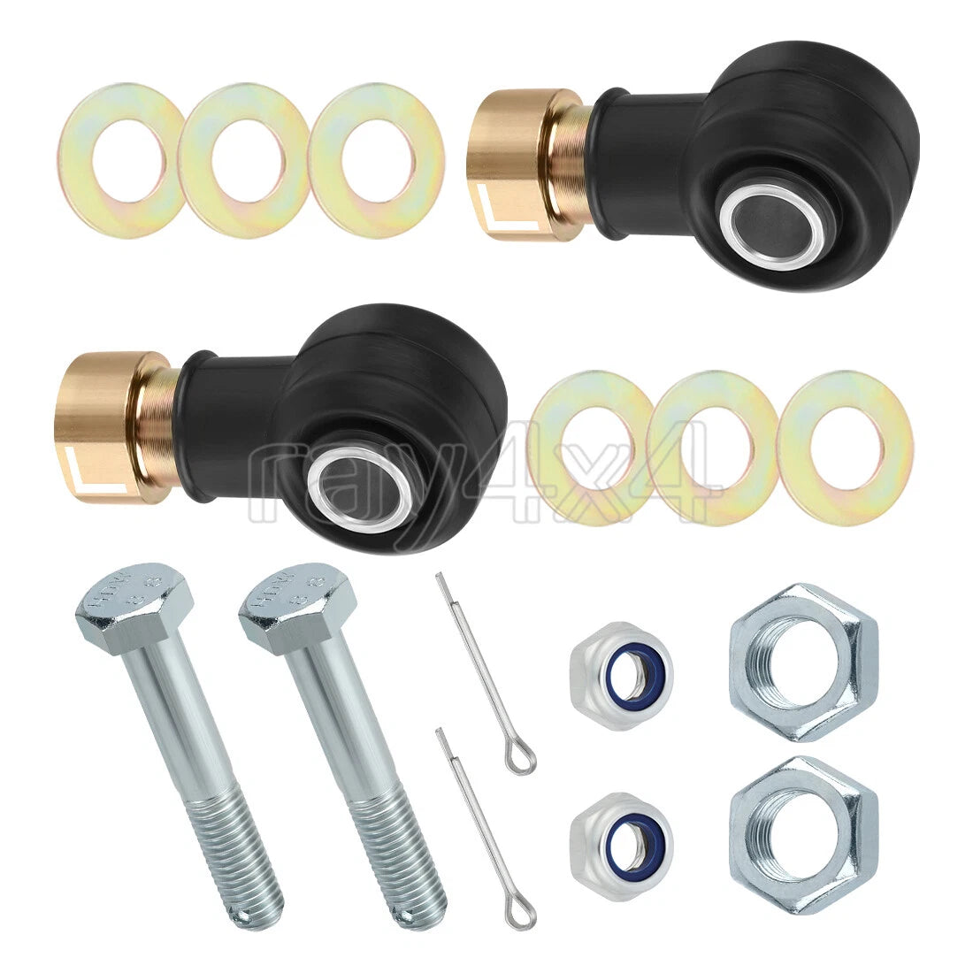 2x Tie Rod Ends Kit for Polaris RZR 570 800 900 Brutus HD ACE 325/570/900 EM1400