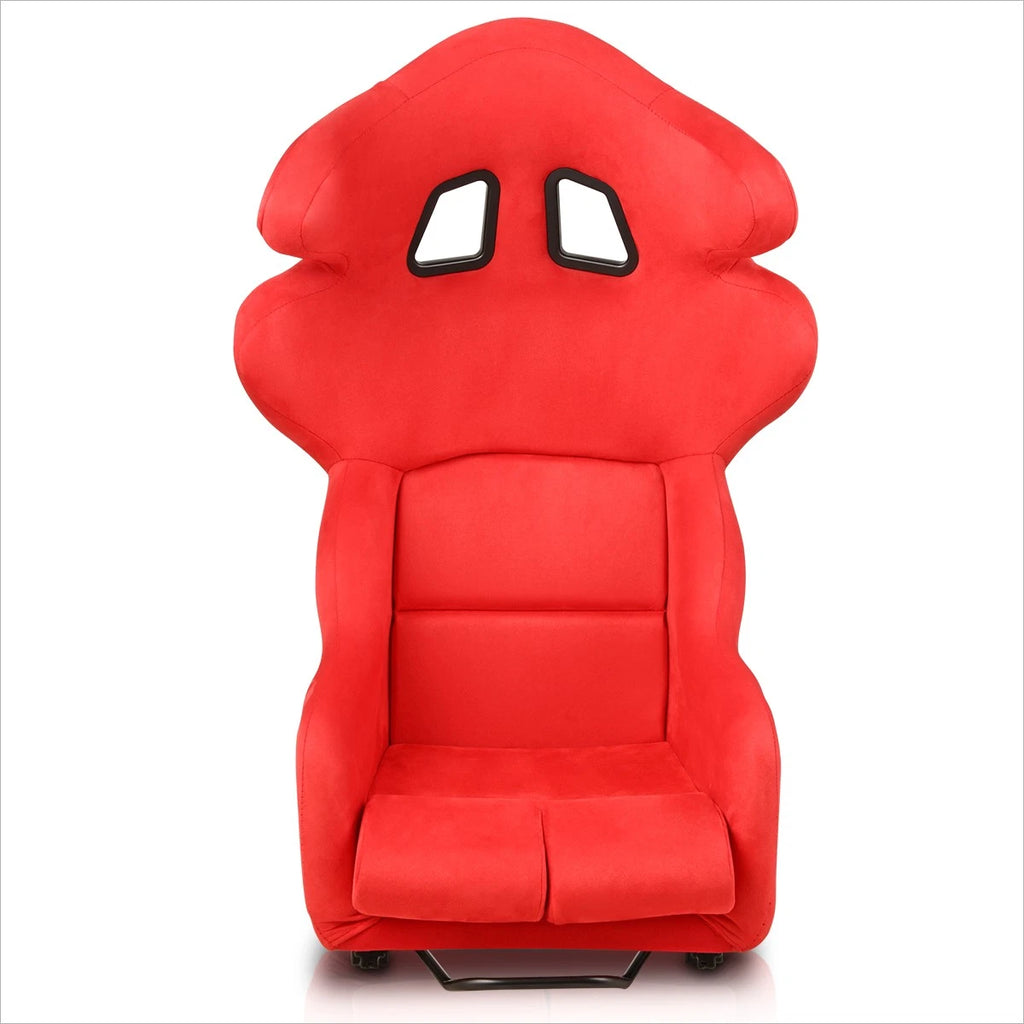 Racing Bucket Seat with Bottom Mount Bracket for Universal Fit (Fiberglass)