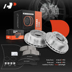 Front Disc Rotors & Ceramic Pads for Ford F-250 Super Duty (1999-2004)