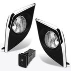 Set of 2 Clear Lens Front Bumper Fog Lights for Toyota Corolla E170 (2014–2016)