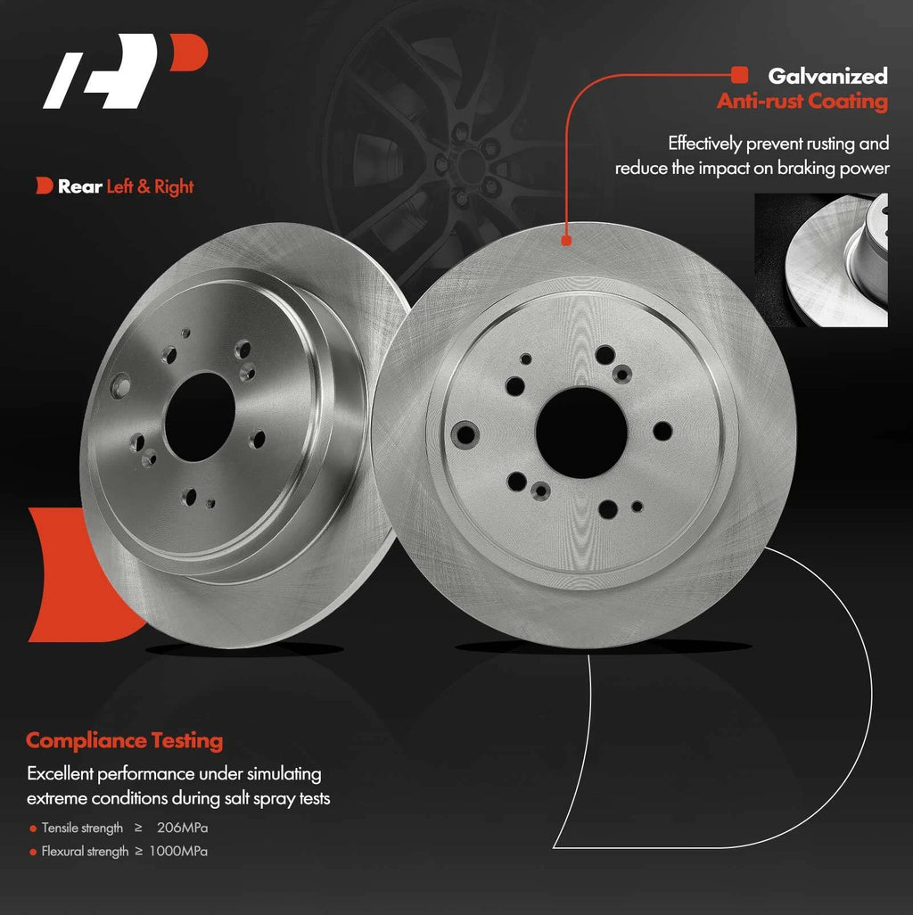 Rear Disc Brake Rotor for Acura MDX, Honda Pilot (2001–2006)