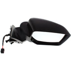 Power Mirror Set for Jeep Liberty (2008–2012) Textured Black Manual Folding