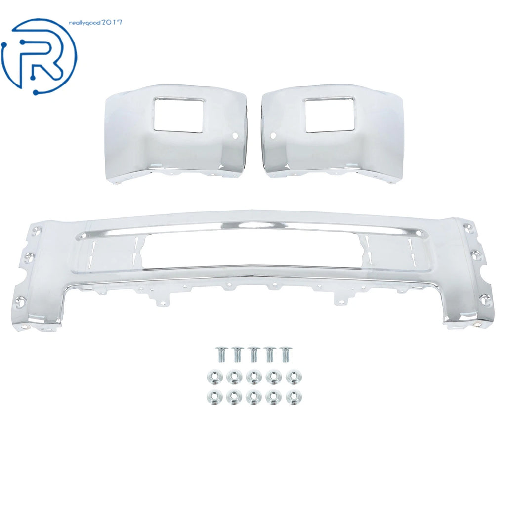Front Bumper with Fog Light Holes for Chevy Silverado 2500 3500 (2015–2019)