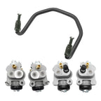 Front Brake Wheel Cylinders & Brake Pipe for Honda Rincon 650, Foreman 500 (2003–2023)