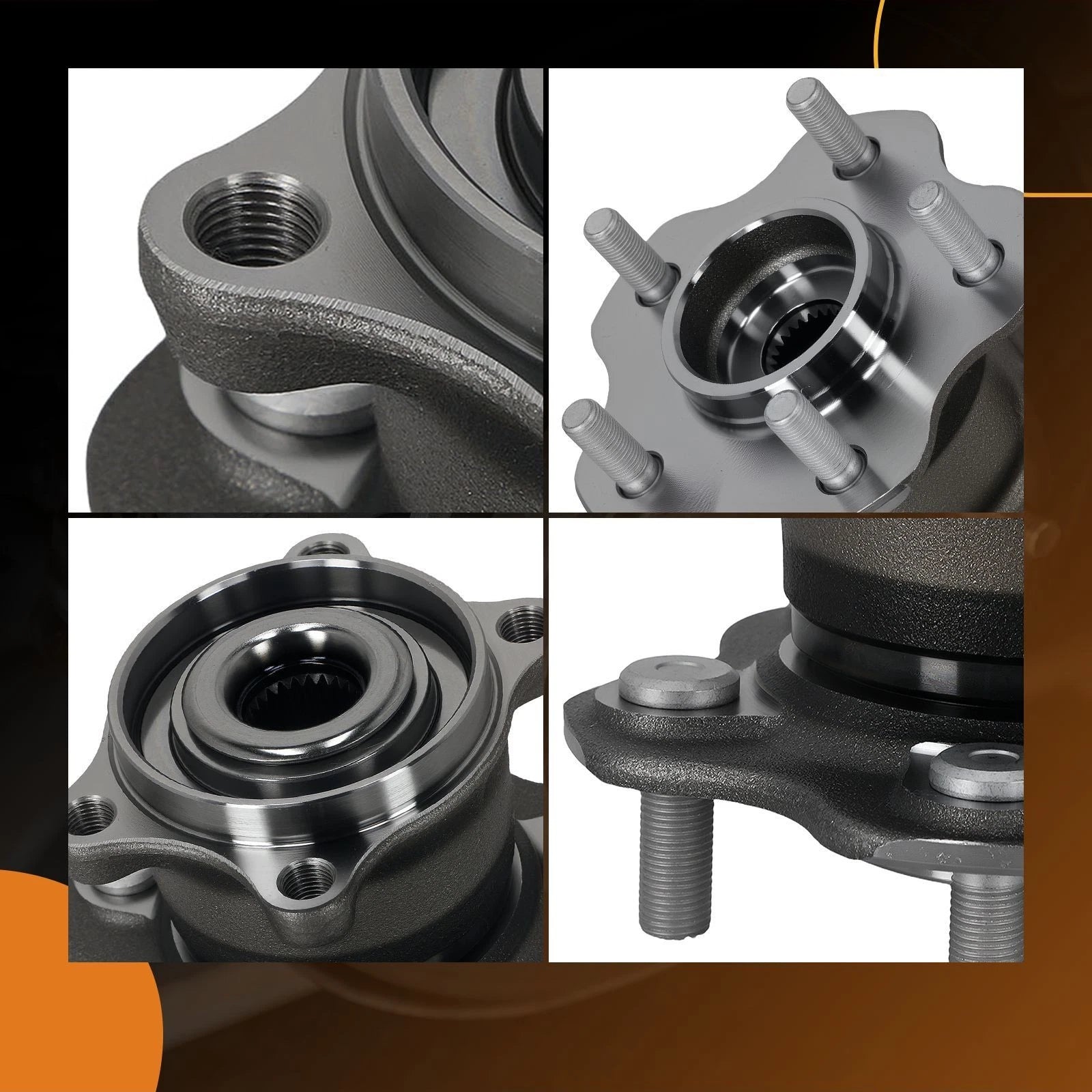 Rear Wheel Bearing Hub Assembly for Nissan Juke AWD (2011–2017) H512373