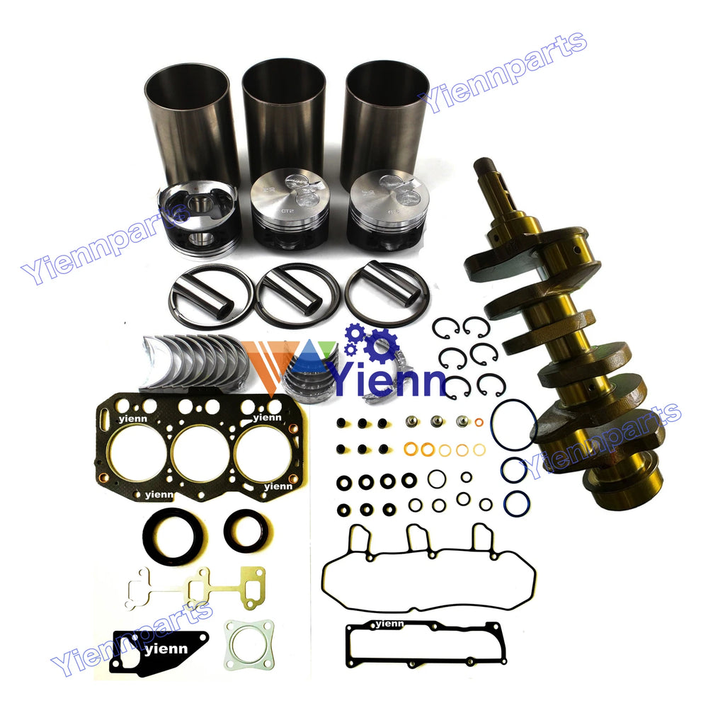 Crankshaft Overhaul Rebuild Kit for Yanmar VIO25-6A Z25 250Z (3TNV80F-SNHB)