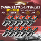 2X T10 LED Parking Light Bulbs
