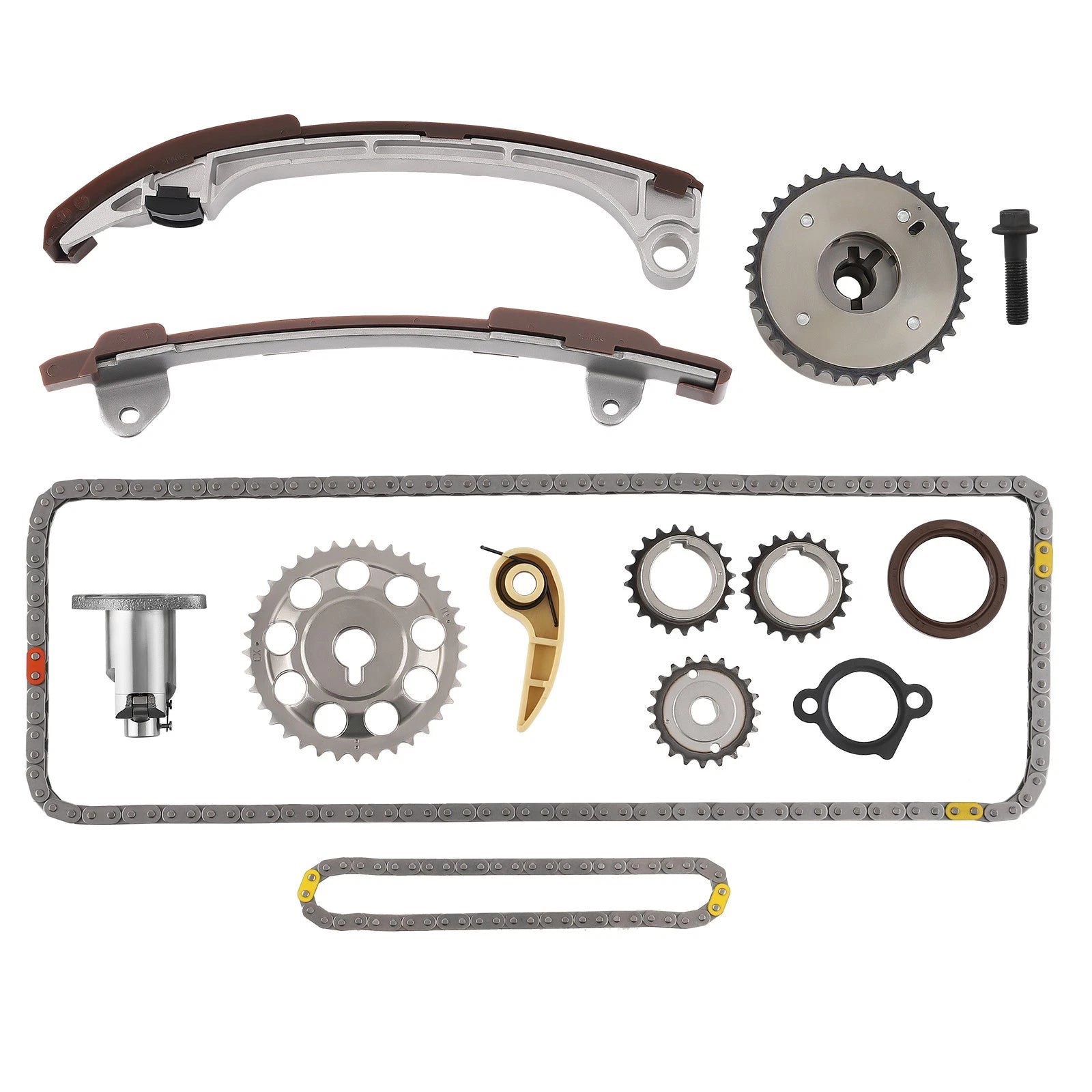 Engine Timing Chain Kit for Toyota RAV4, Corolla XR 2.0L, 2.4L, Pontiac Vibe (2001–2013)