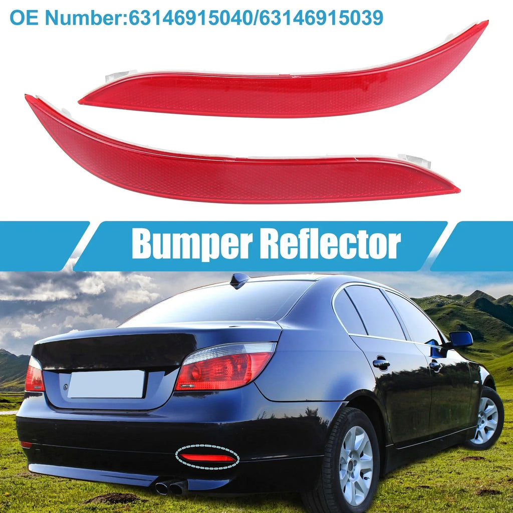 1 Pair Rear Reflector Strip for BMW 5 Series E60 E61 (2004 - 2007)