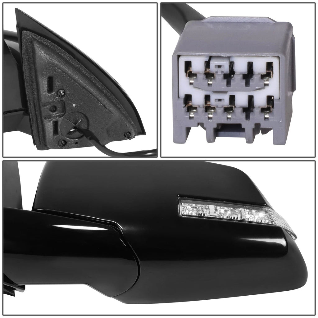 Driver Left Heated Glass Side Door Mirror for Saturn Outlook (2007–2008)