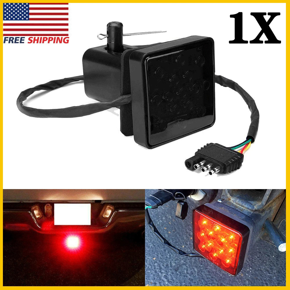 LED Running/Brake/Reverse Tow Hitch Cover Light for Truck Trailer (2")