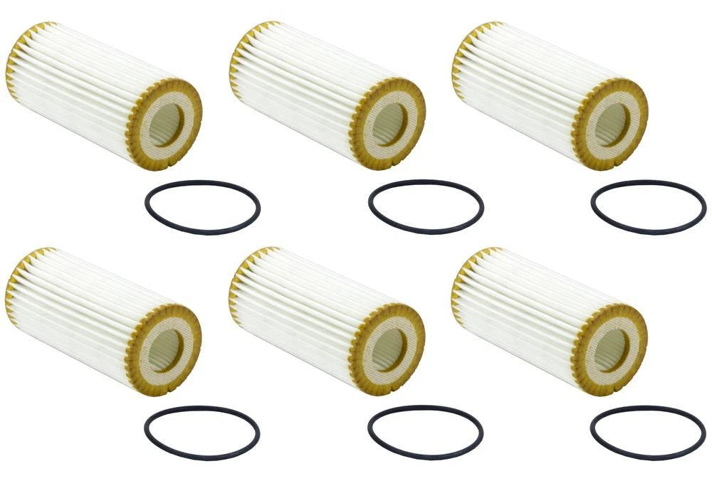 Set of 6 Wix WL10396 Engine Oil Filters for (Metal Free)