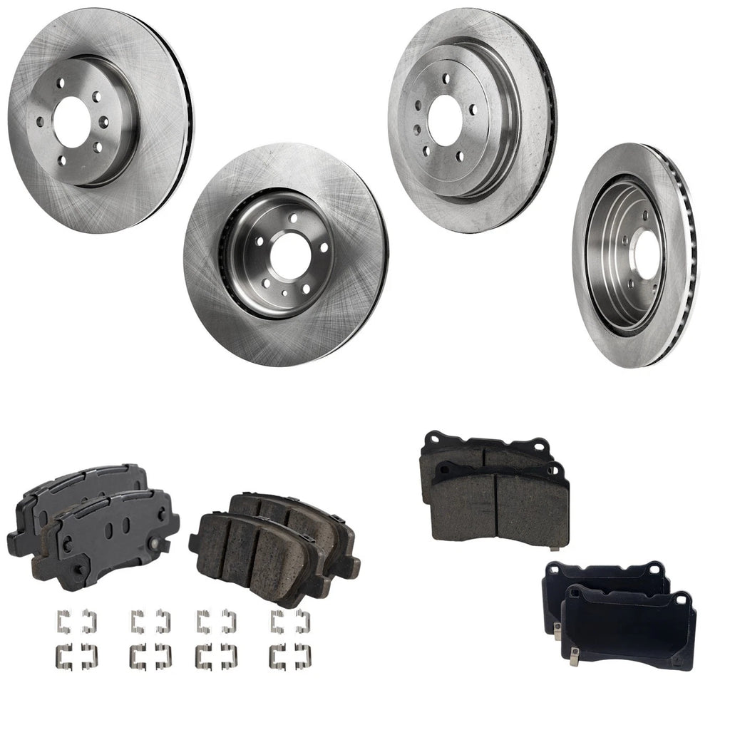 Brake Disc and Ceramic Pad Kit for Cadillac ATS (2016–2017)