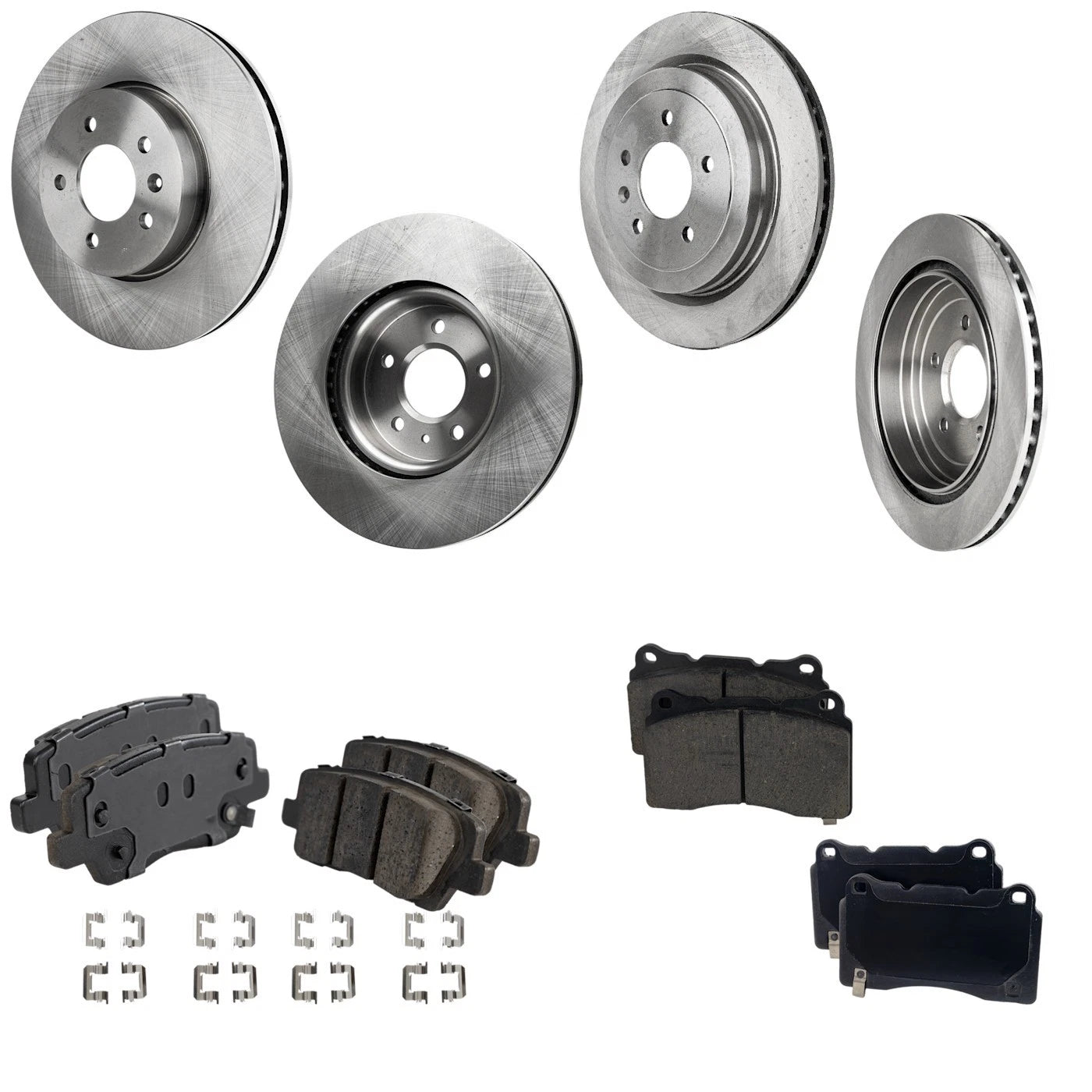 Brake Disc and Ceramic Pad Kit for Cadillac ATS (2016–2017)
