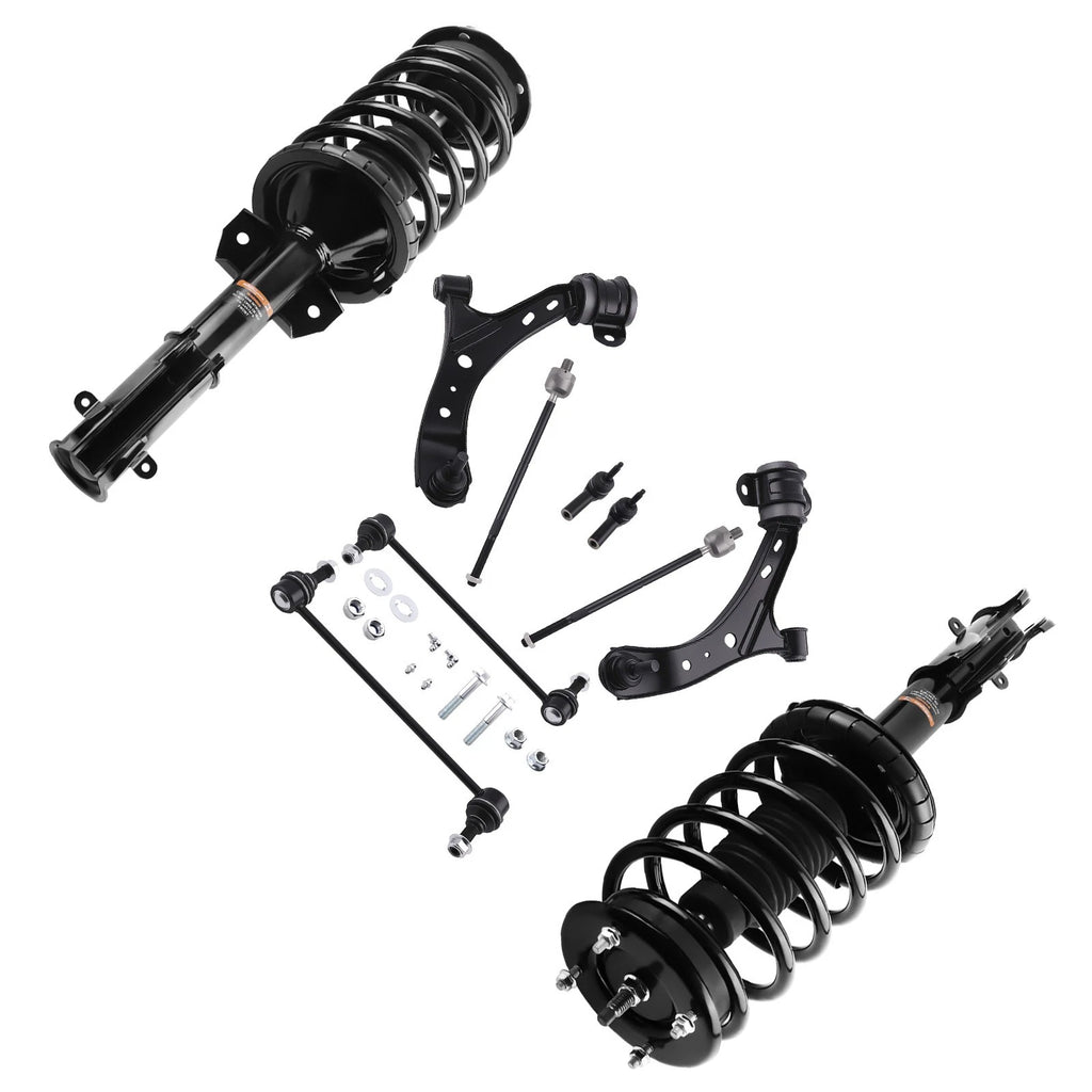 10PC Suspension Front Strut Spring w/ Control Arm for Ford Mustang (2005–2010)