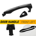 Exterior Door Handle for Kia Forte (2010–2018) Black Rear Left Driver Side