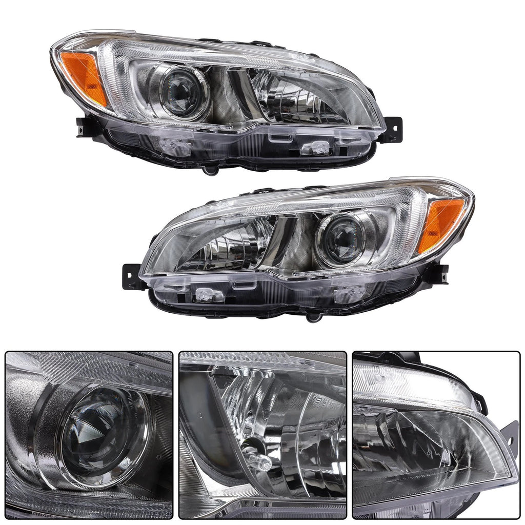 Headlight Assembly for Subaru WRX (2015â2021) Left + Right Halogen