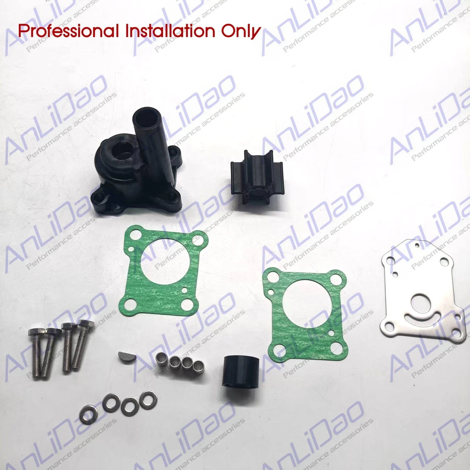 Complete Water Pump Rebuild Kit for Honda BF9.9A, BF15A (06193-ZV4-000)