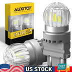 2X AUXITO 3157 3156 LED Reverse Backup Light Bulbs White 6000K