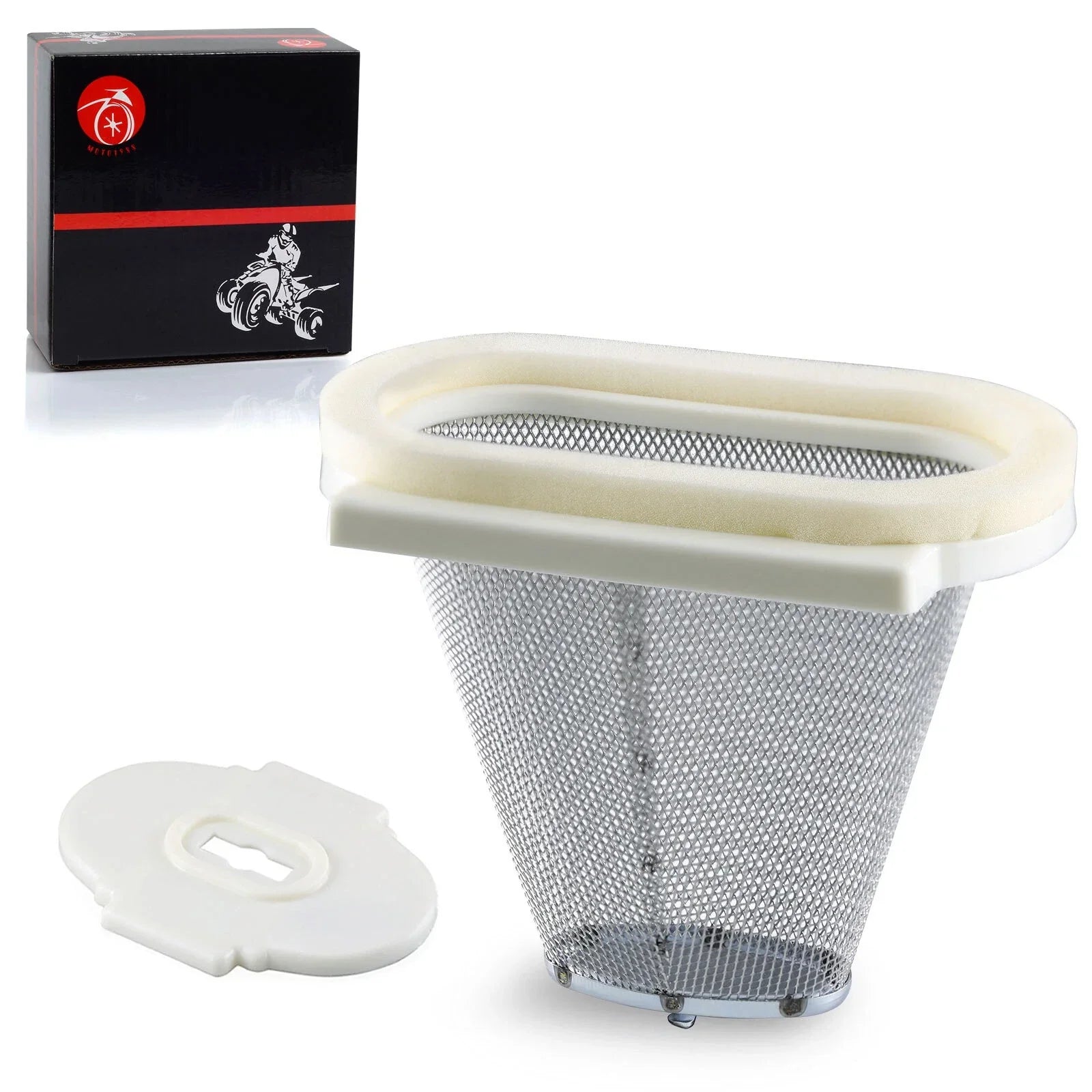Air Filter Cage & Air Box Holder Cone End Cap for Yamaha Raptor 660 (2001–2005)