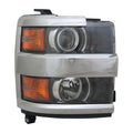 Replacement Passenger Side Headlight Assembly w/Chrome Bezel (See Fitment Chart)
