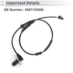 ABS Wheel Speed Sensor No. 9567125000 for Hyundai Accent (2000–2002)