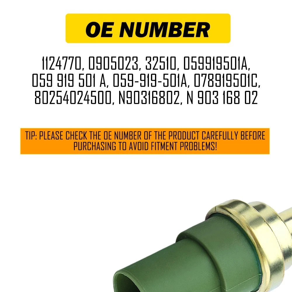 Engine Coolant Temperature Sensor for Audi A4/A4 Quattro (2000–2004)