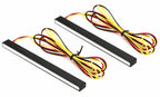 2X LED Switchback White/Amber Fog Lamps for Daytime Running