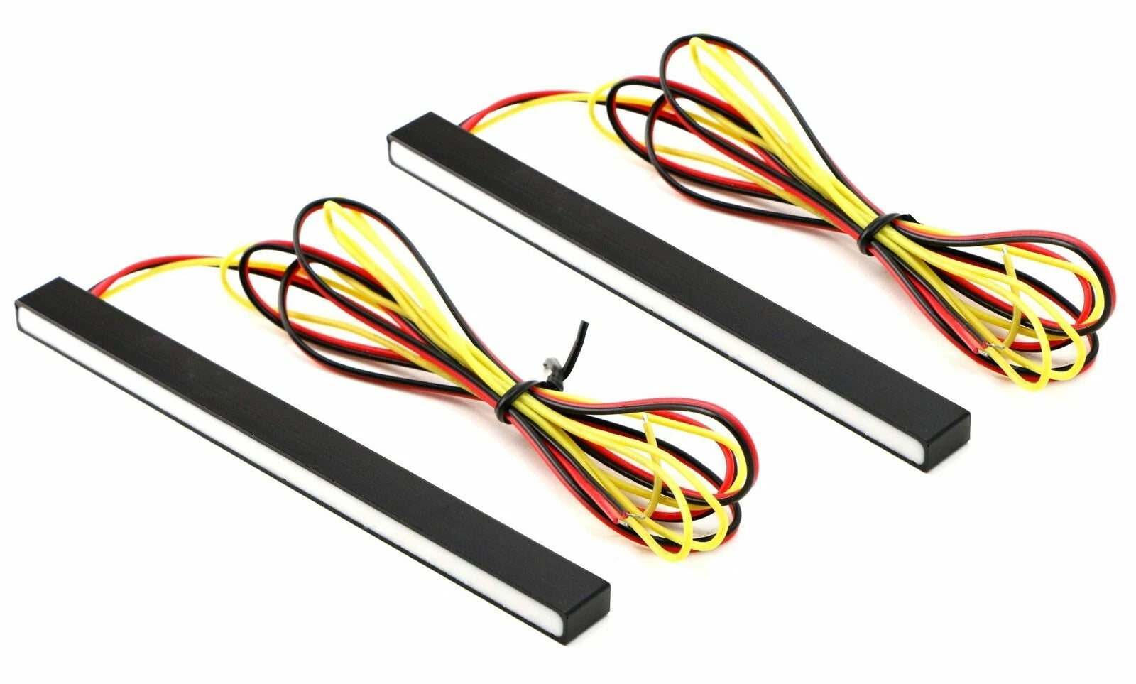 2X LED Switchback White/Amber Fog Lamps for Daytime Running