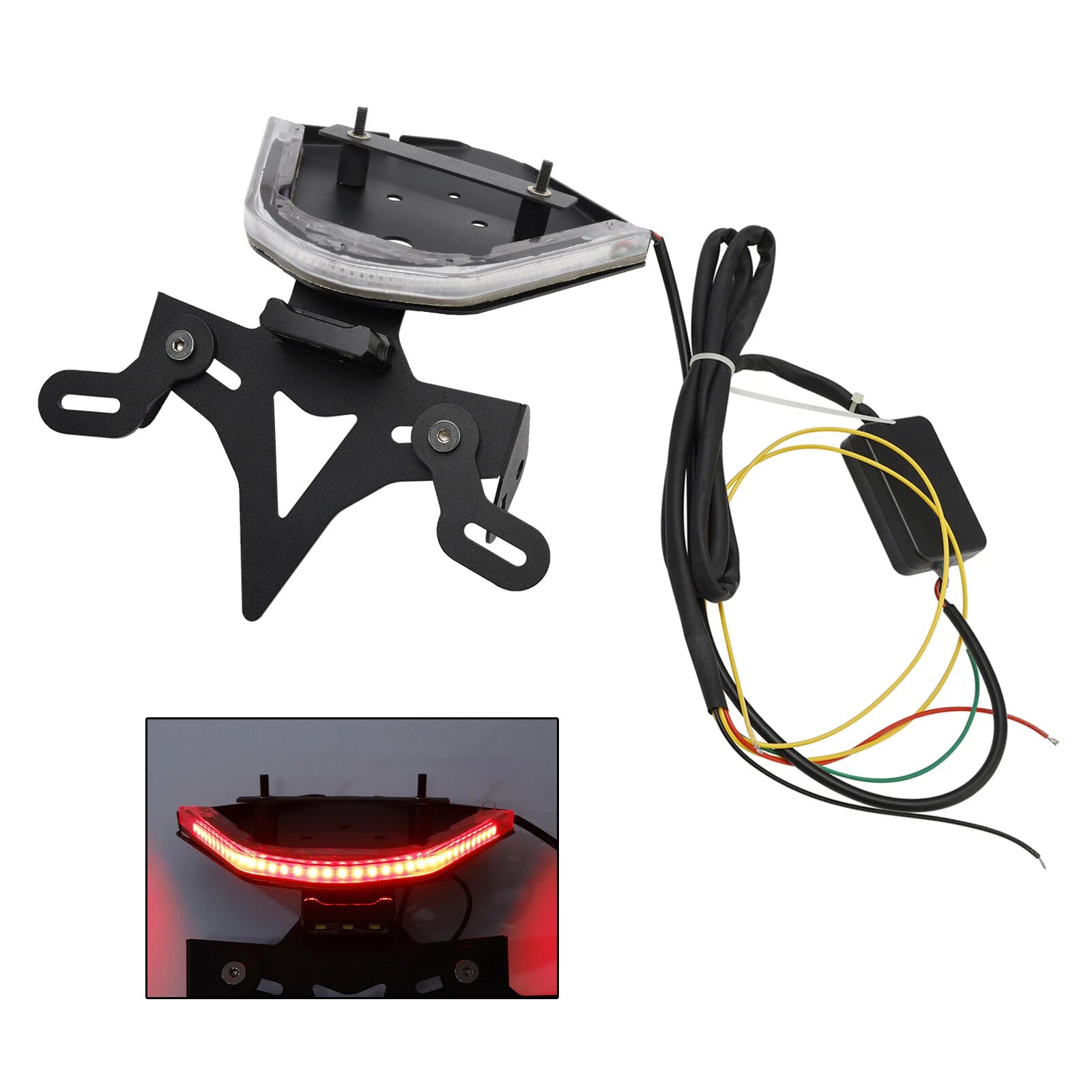Aluminum Alloy License Plate Holder Frame for BMW S1000RR (2021–2024)