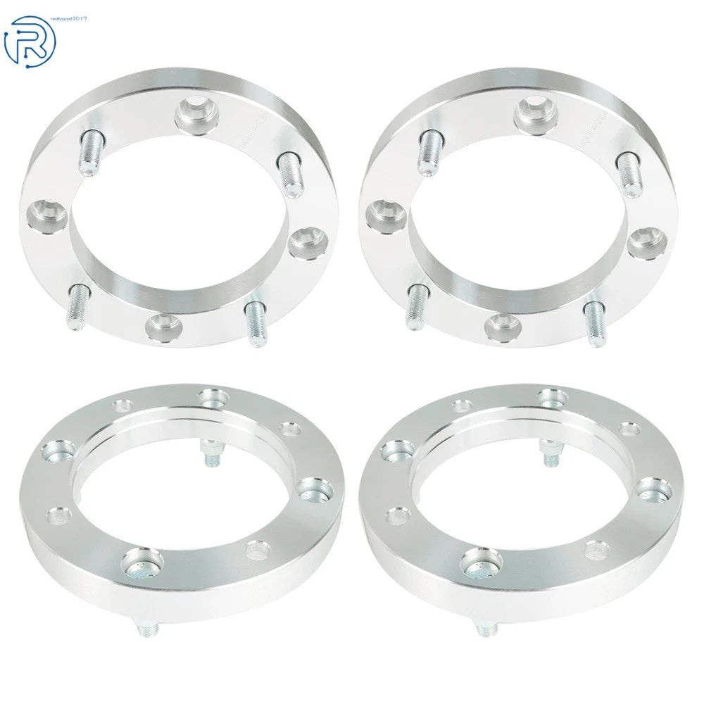 Set of 4 Wheel Spacers for Polaris RZR XP 1000 (2014–Present) 1 Inch 4x156mm 12x1.5 Studs