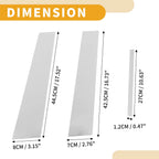 Set of 6 Chrome Window Trim Covers for Toyota Camry (2012–2016)