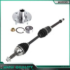 Front Right CV Axle Shaft + Wheel Hub Bearing for Ford Focus (2000–2011)