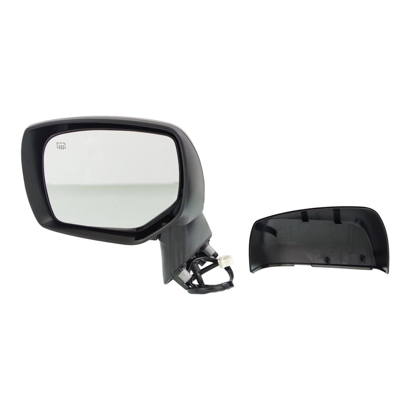 Power Mirror for Subaru Impreza (2012–2014) Driver Side Textured Black