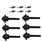 6X Ignition Coil & Spark Plug for Isuzu Rodeo (2000–2004) UF252