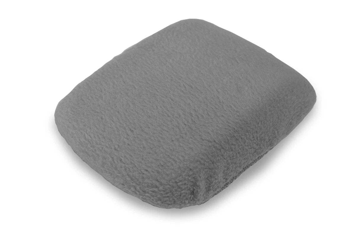 Fleece Console Lid Armrest Cover for Volvo S40 (2004–2007) Gray
